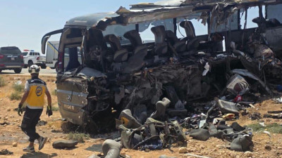 Suriye'de yolcu otobüsleri çarpıştı: 35 ölü, 30 yaralı