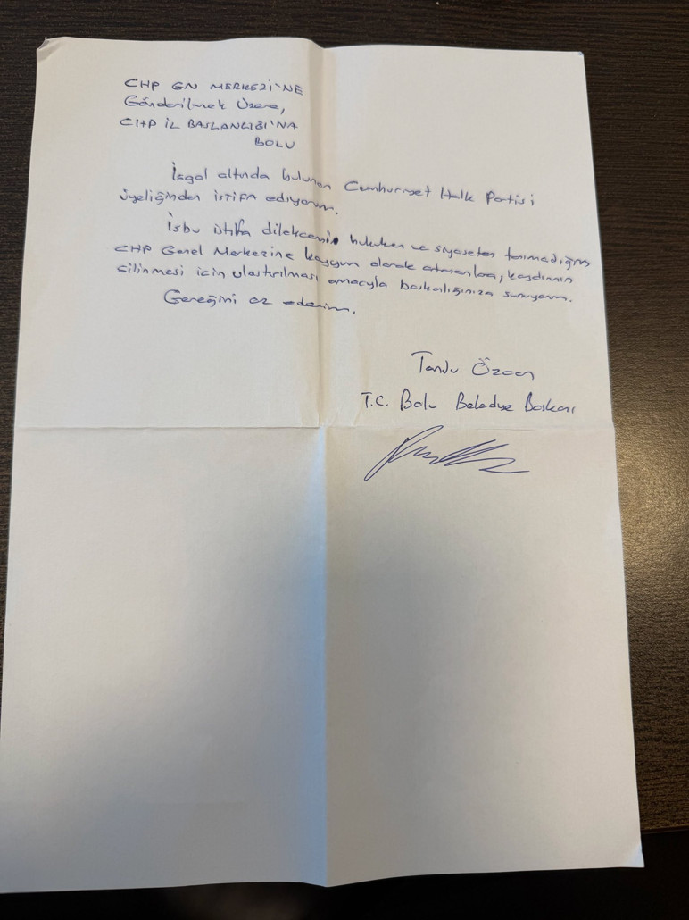 Tanju Özcan CHP'den istifa etti - Resim : 1
