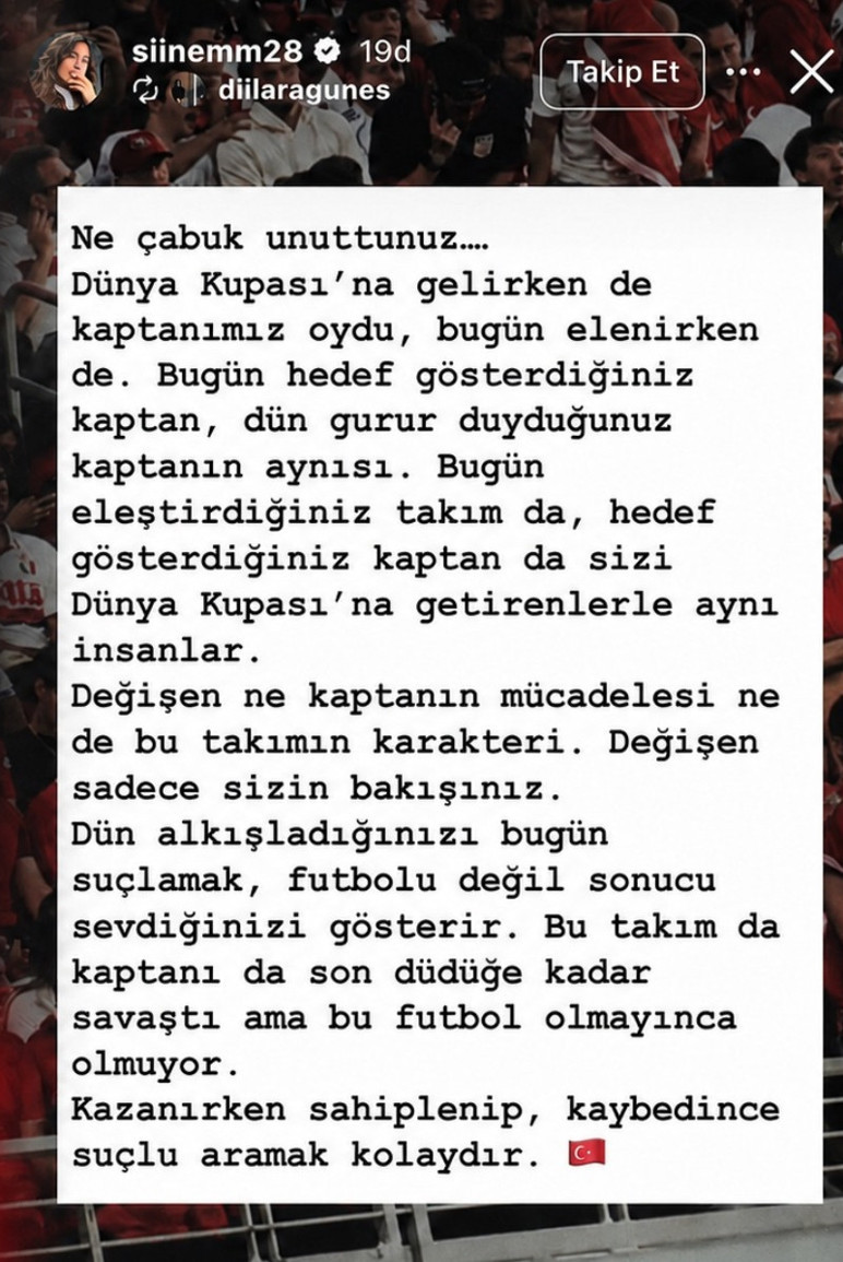 Hakan Çalhanoğlu'nun eşi tepkiler sonrası paylaşımı sildi - Resim : 1