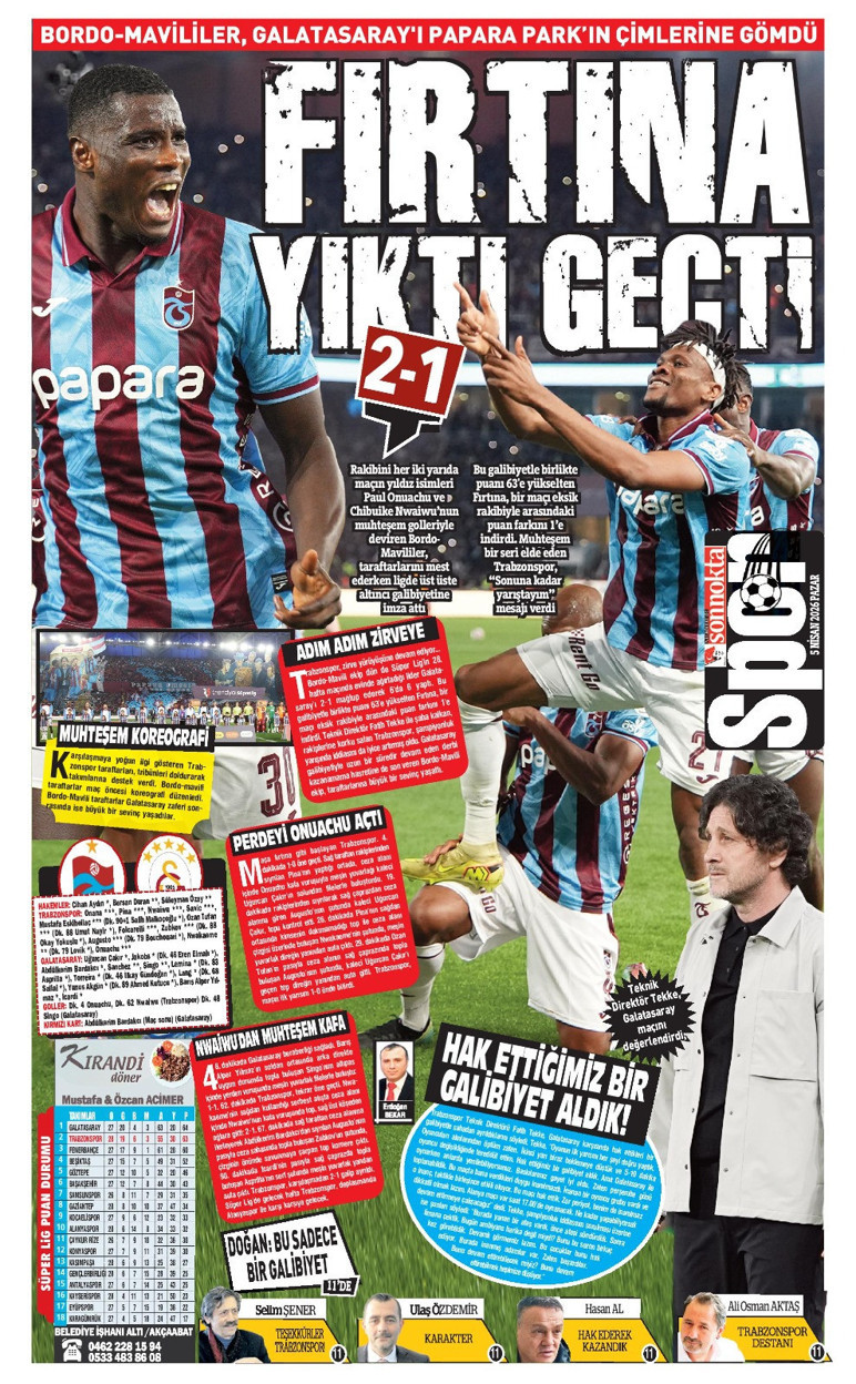 Trabzon'da şampiyonluk havası: "Fırtına yıktı geçti" - Resim : 3