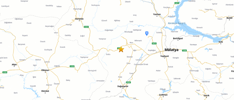 Malatya'da korkutan deprem - Resim : 1