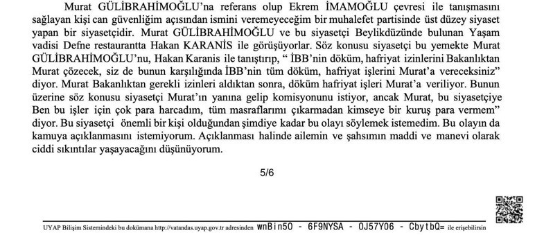 İBB soruşturmasında büyük gizem çözüldü: Yalçınkaya’nın ‘Can güvenliğim nedeniyle açıklayamam’ dediği o siyasetçi Müsavat Dervişoğlu çıktı - Resim : 2