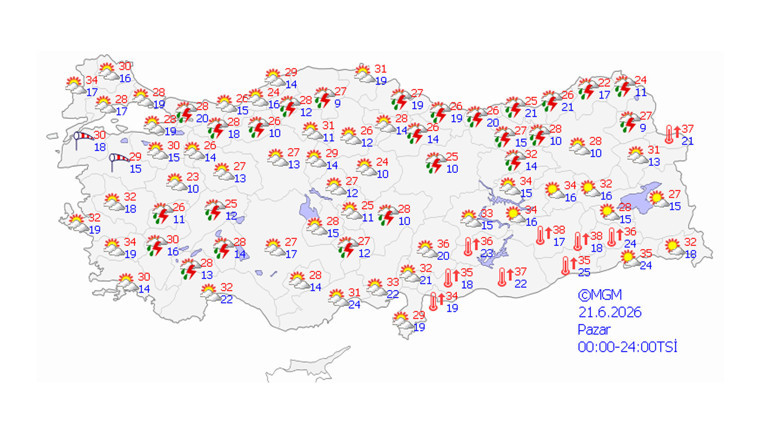 Meteoroloji uyardı: Bu 9 şehrimizde hava sıcaklıkları çok yüksek! - Resim : 1