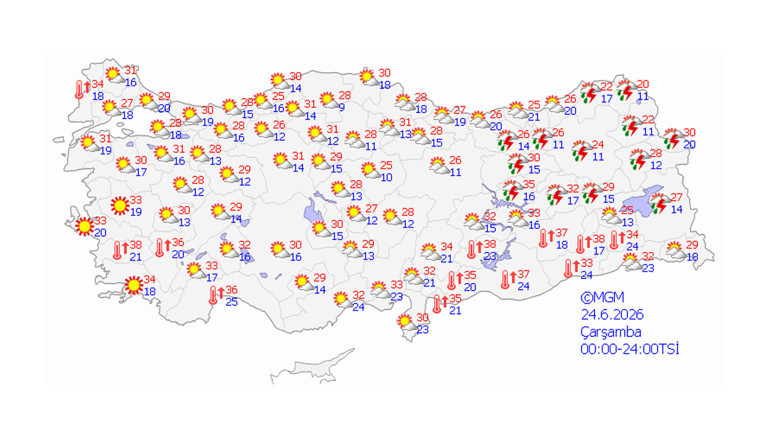Meteoroloji uyardı: Bu 12 şehrimizde hava sıcaklıkları çok yüksek! - Resim : 1