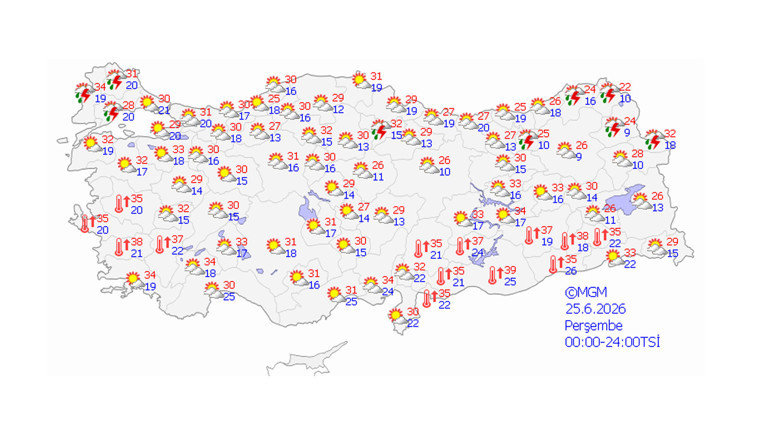 Meteoroloji uyardı: Bu 13 şehrimizde hava sıcaklıkları çok yüksek! - Resim : 1