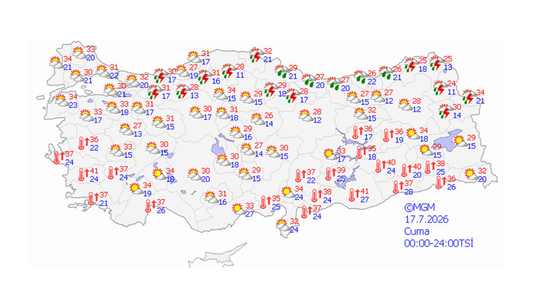 Meteoroloji uyardı: Bu 20 şehrimizde hava sıcaklıkları çok yüksek! - Resim : 1
