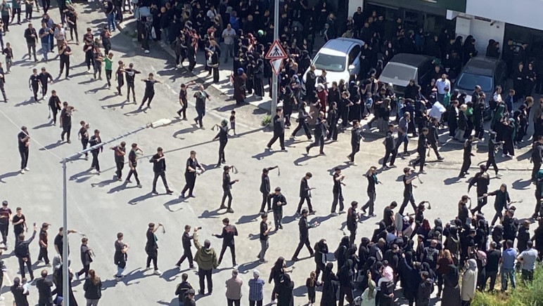 Kars'ta matem yürüyüşü - Resim : 1