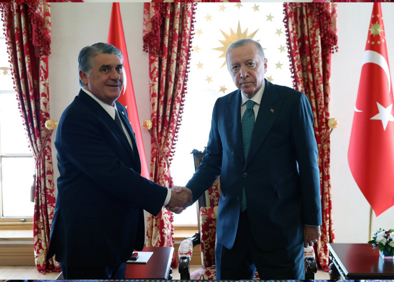 Cumhurbaşkanı Erdoğan, kulüp başkanlarını kabul etti - Resim : 3