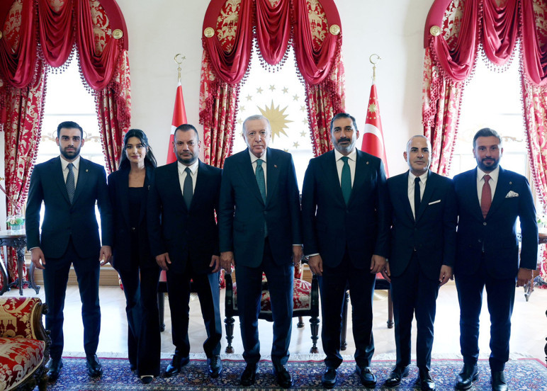 Cumhurbaşkanı Erdoğan, kulüp başkanlarını kabul etti - Resim : 2