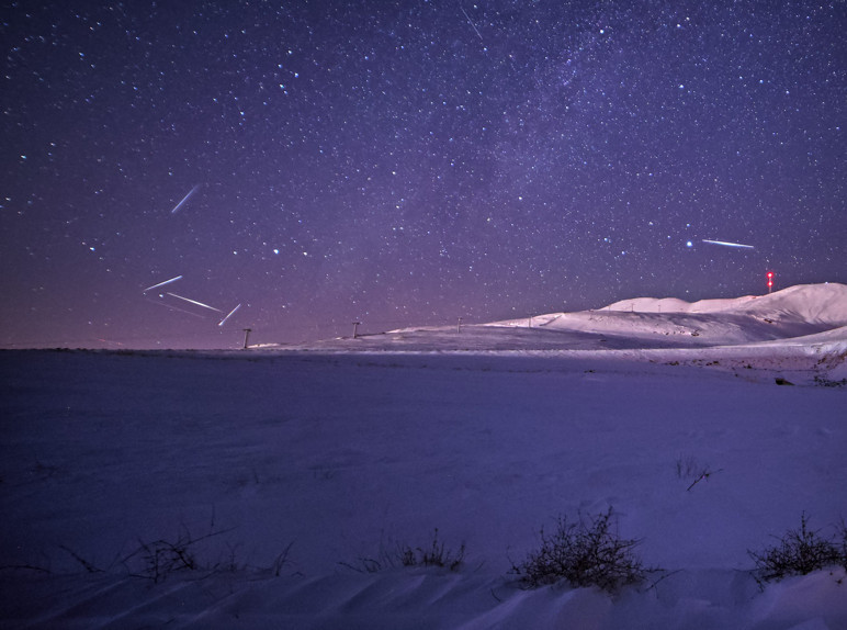 Göz kamaştıran manzaralar Bitlis'ten: Perseid meteor yağmuru böyle görüntülendi - Resim : 3