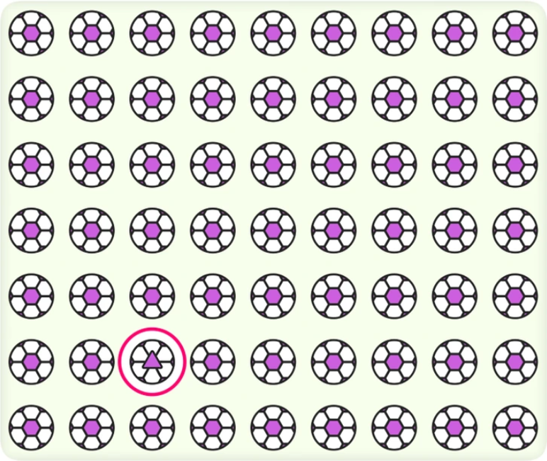 Gerçek bir dahi için hiç zor değil! Resimdeki farklı topu 6 saniyede bulmak için en az 130 IQ gerekiyor - Resim : 5