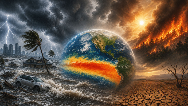 Dünya Meteoroloji Örgütü'nden "El Nino" uyarısı! Şiddetlenecek