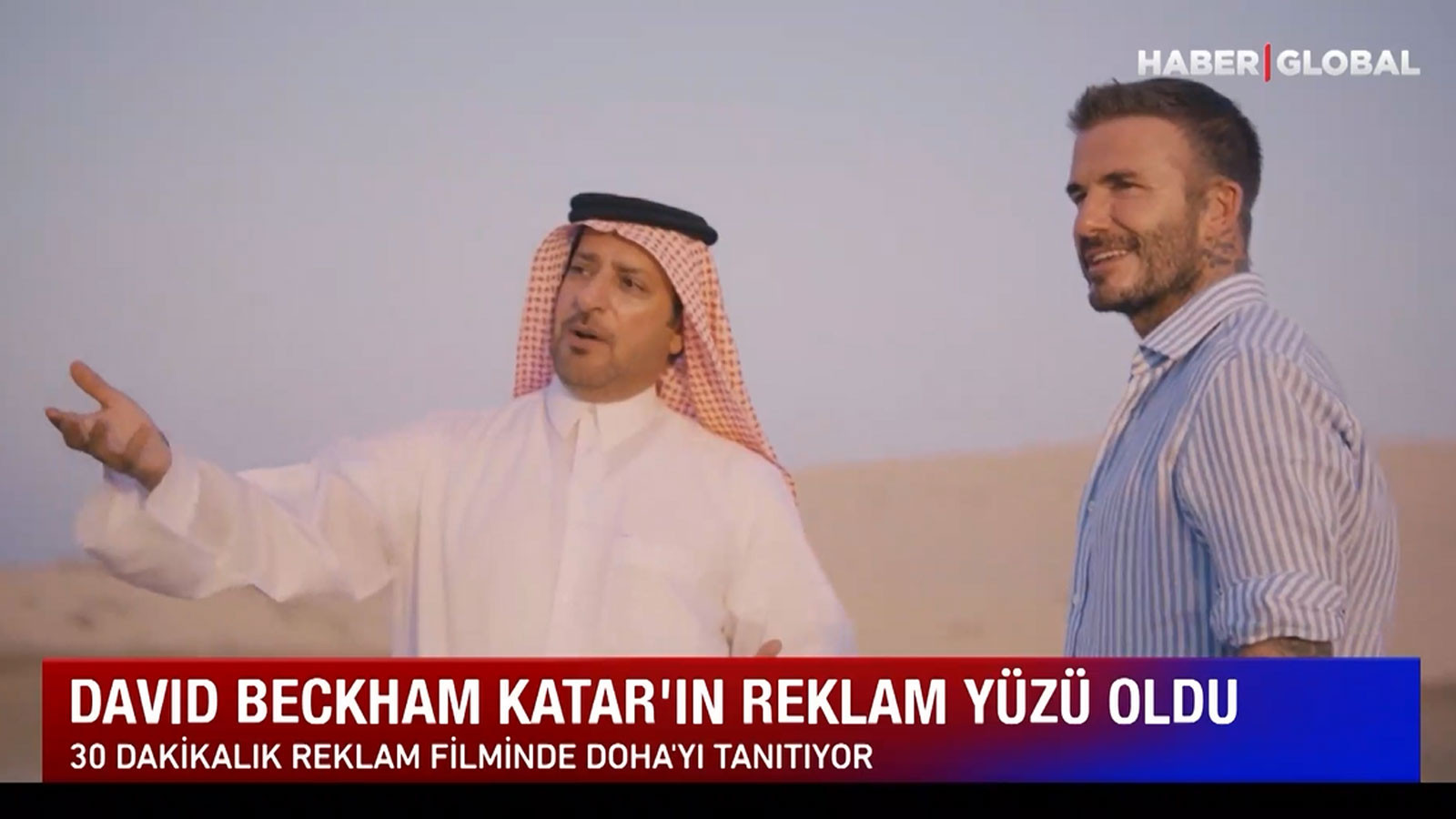 David Beckham Katar'ın reklam yüzü oldu