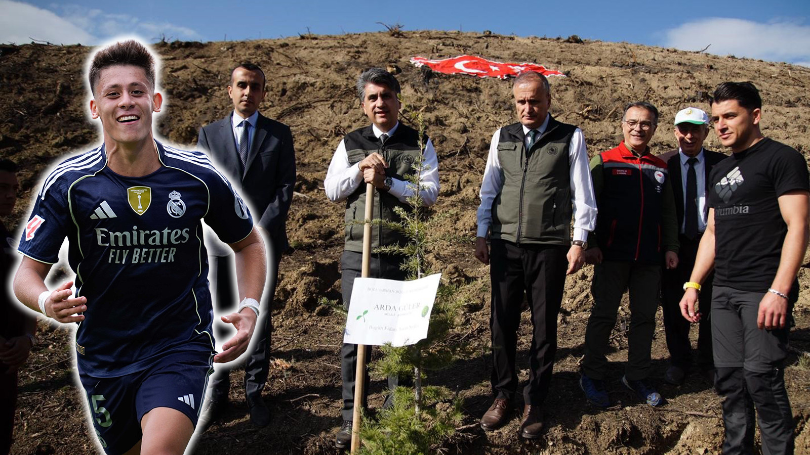 Real Madridli milli yıldız Arda Güler'e büyük onur: Adına memleketinde fidan diktiler