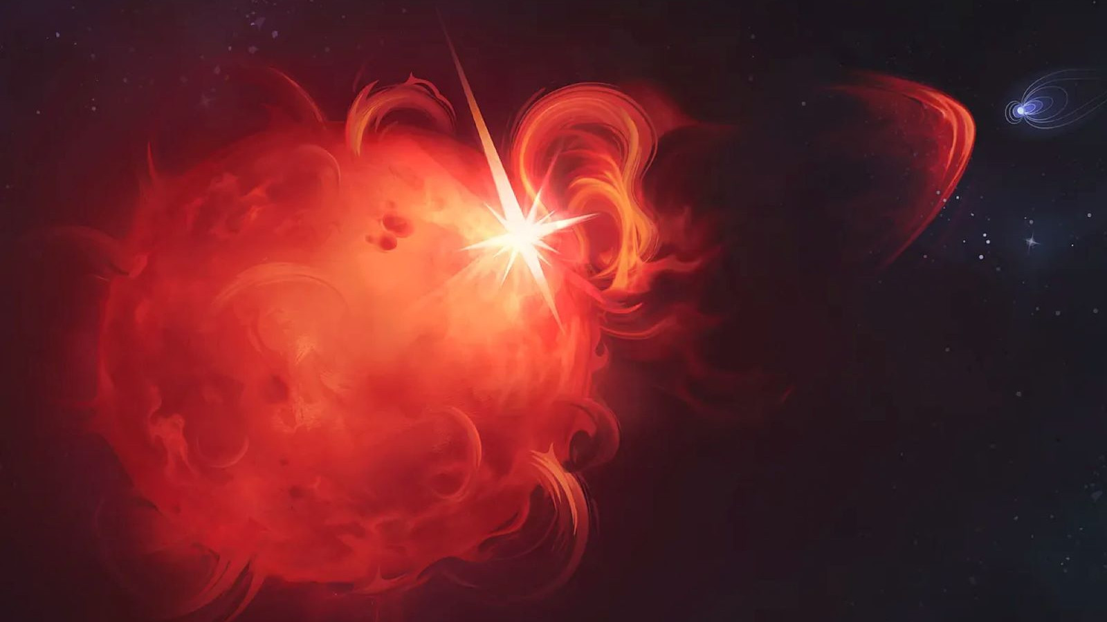 Güneş Sistemi yakınlarında bir yıldız patladı