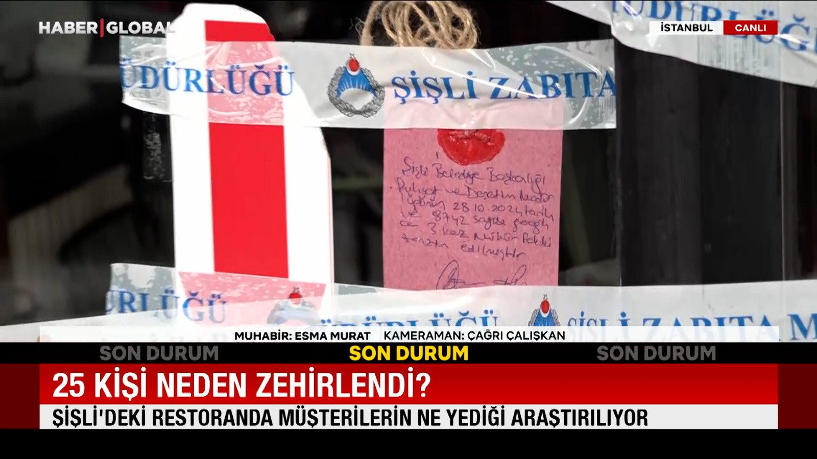 Şişli'de 25 kişi neden zehirlendi?