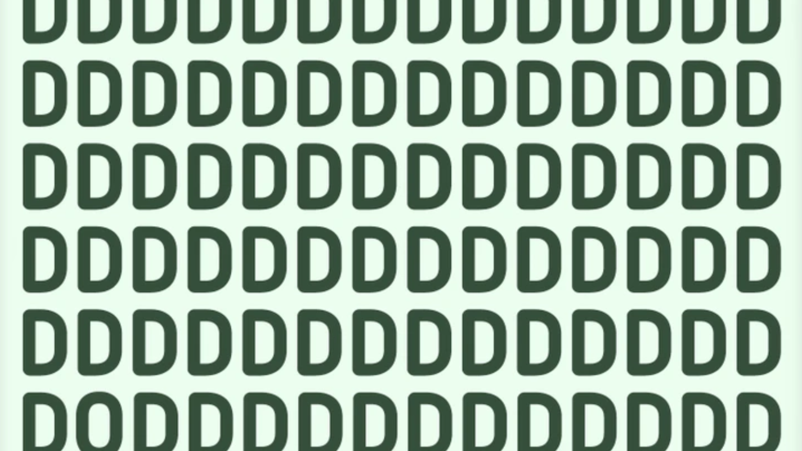 Kafa karıştırıcı zeka bulmacası: Resimdeki farklı harfi 6 saniyede bulmak için gerçek bir dahi olmak gerekiyor