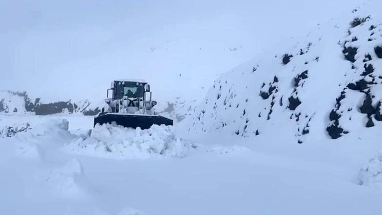 Şırnak'ta beyaz esaret: Kar yolları kapattı