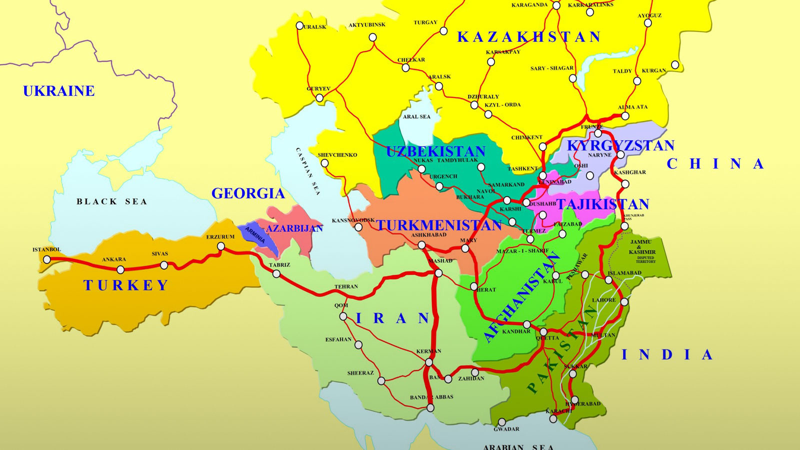 Almanya Meclis raporu, Orta Asya'da yeni denge Türkiye