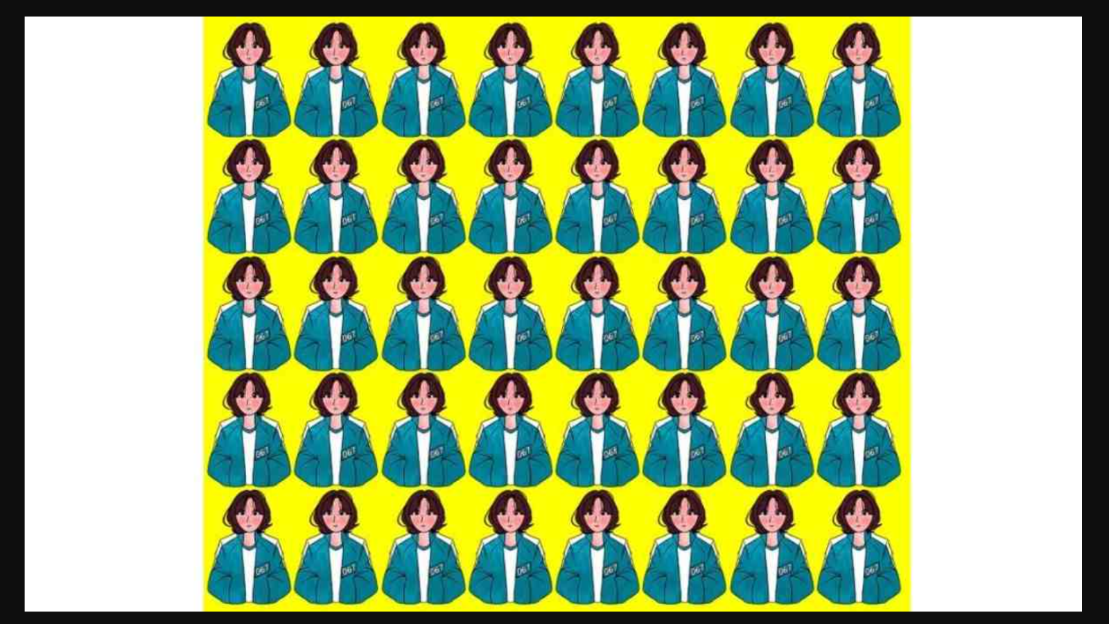 IQ turnusolü mantık bulmacası: Resimdeki farklı kızı sadece yüksek IQ'su olanlar 6 saniyede buluyor