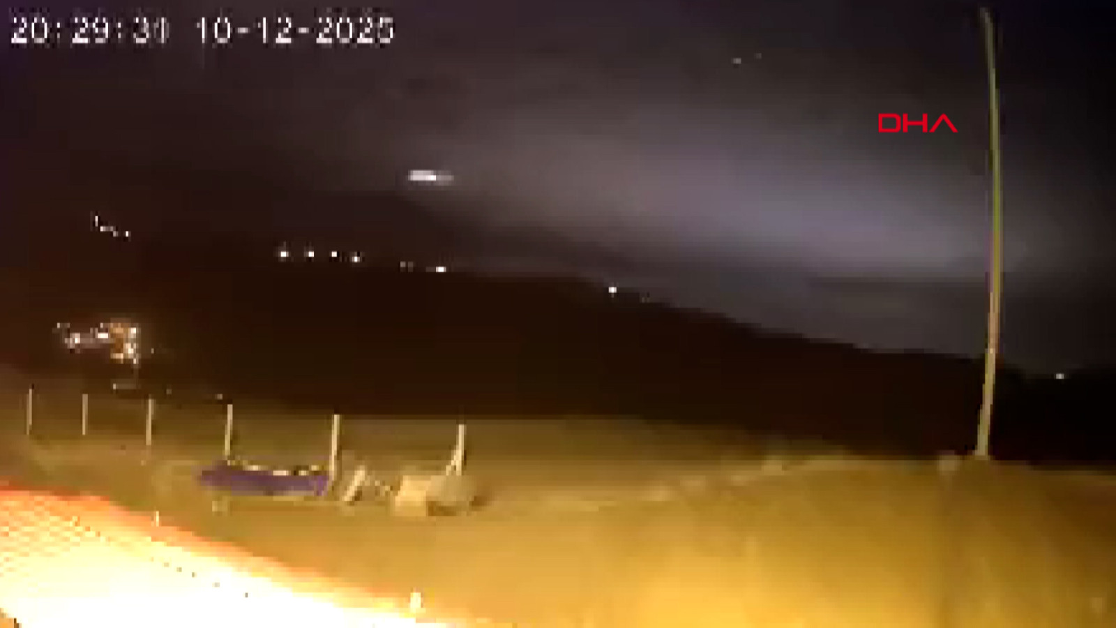 Adres Elazığ: Gökyüzündeki anlık görüntü dikkat çekti