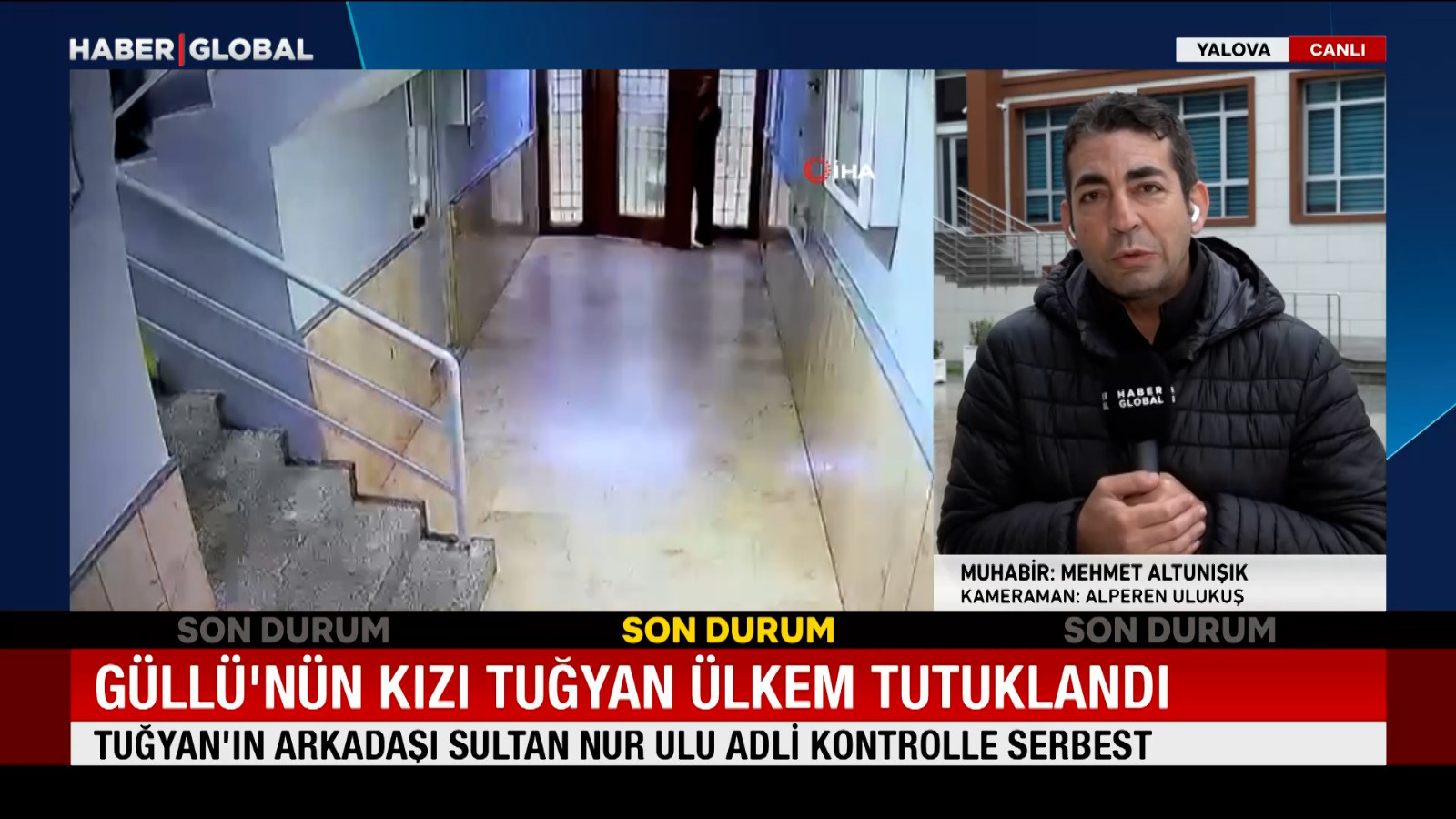 Güllü'nün kızı Tuğyan Ülkem Gülter'in tutuklanırken son sözleri