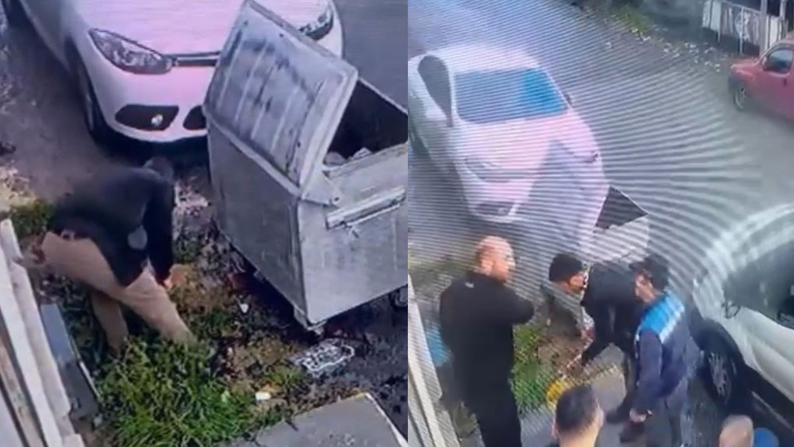 İSKİ çalışanı önce boruyu kesti, sonra tamire geldi