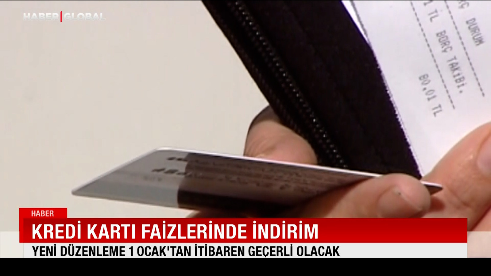 Kredi kartı faizlerinde indirim
