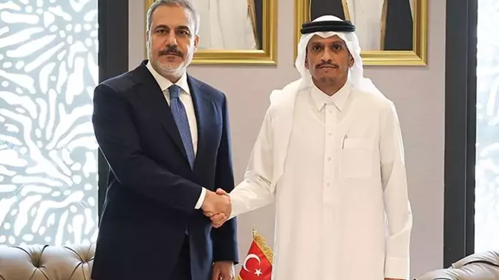 Bakan Fidan, Katar Başbakanı Al Sani ile görüştü