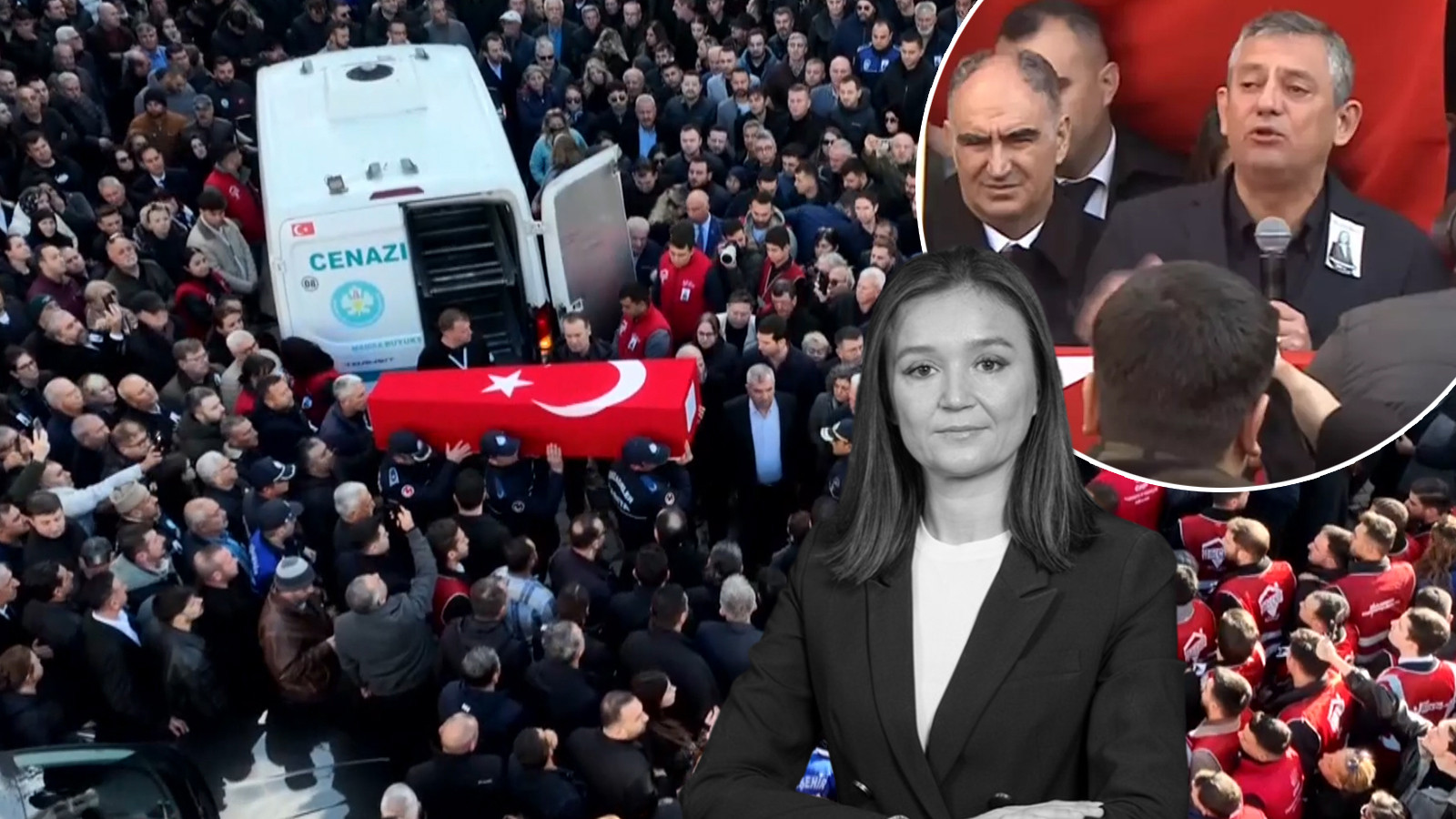 Manisa, Gülşah Durbay'ı son yolculuğuna uğurluyor! Özgür Özel ağlamaktan konuşamadı