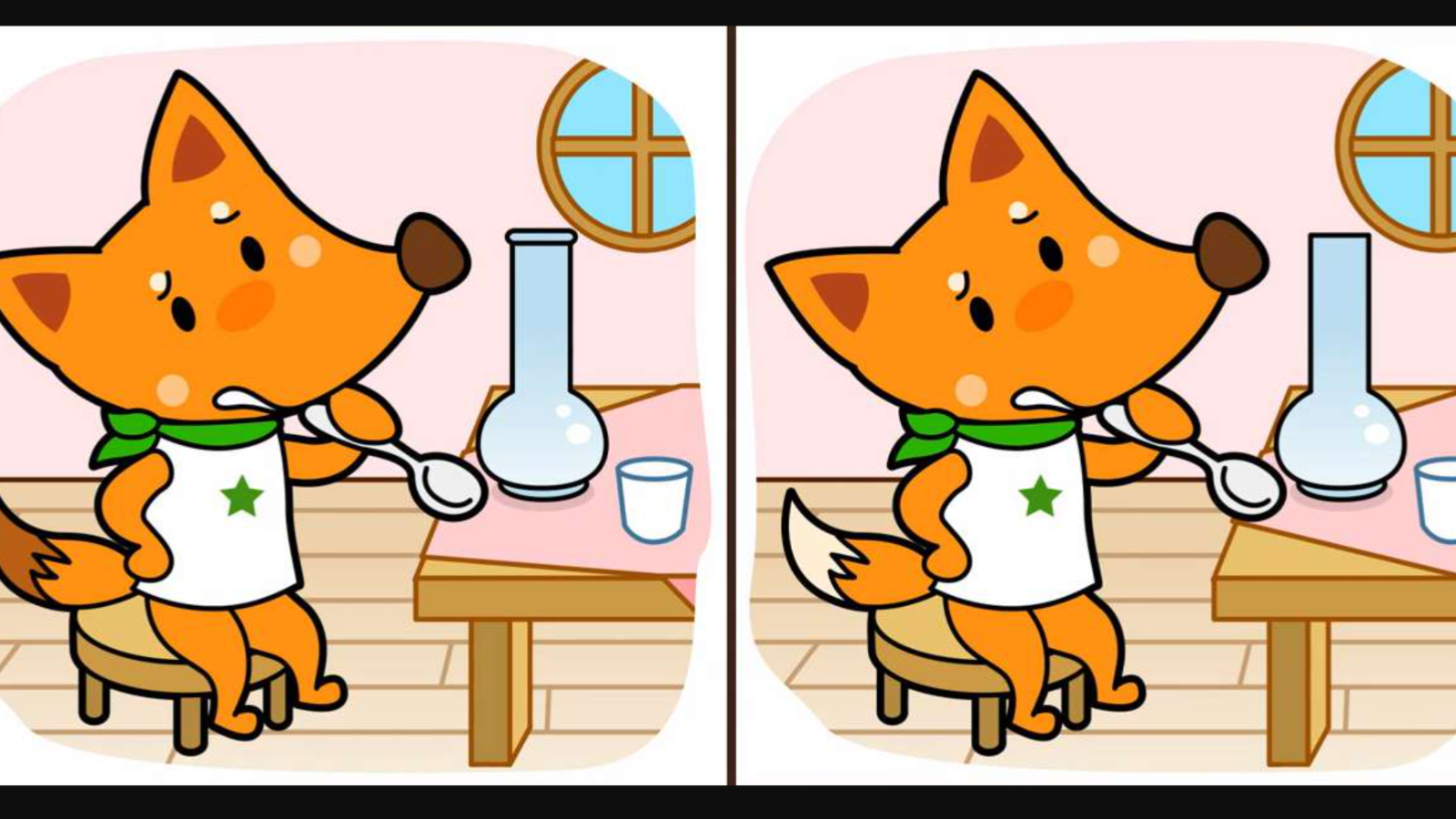 Tüpte gelen yemeği yiyemeyen iki tilki arasındaki 3 farkı sadece yüksek IQ'su olanlar 14 saniyede buluyor