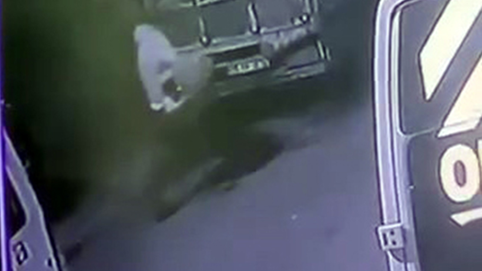 Olay yerine ait güvenlik kamera kaydı