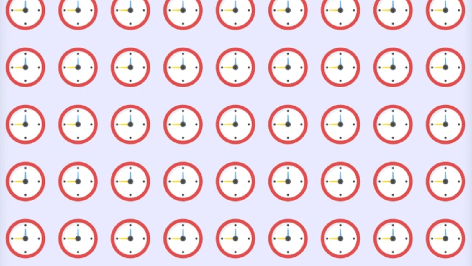 Kafa karıştıran bulmaca: Resimdeki farklı saati yalnızca gerçek dahiler 6 saniye dolmadan buluyor