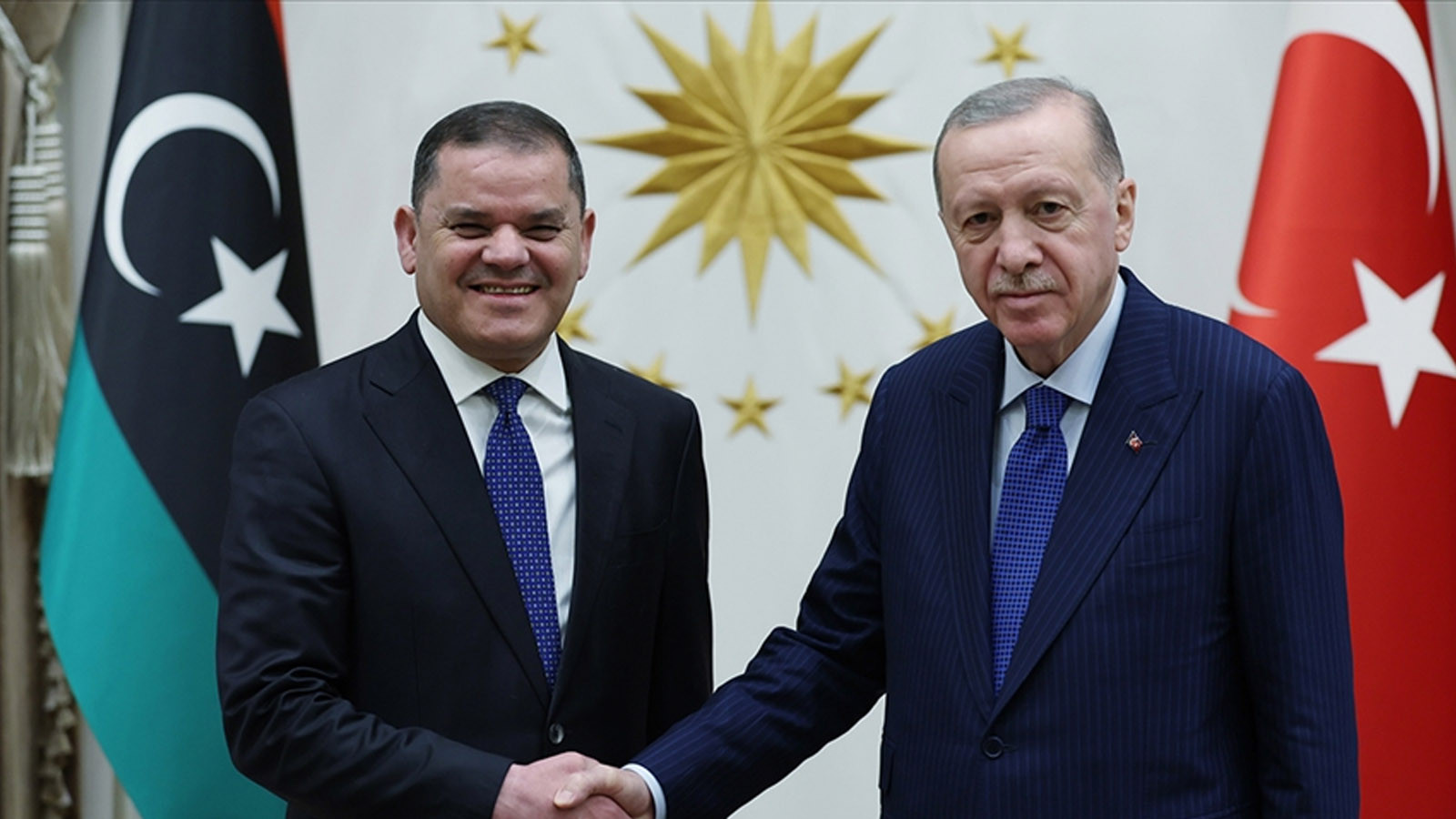 Cumhurbaşkanı Erdoğan - Libya Başbakanı Dibeybe