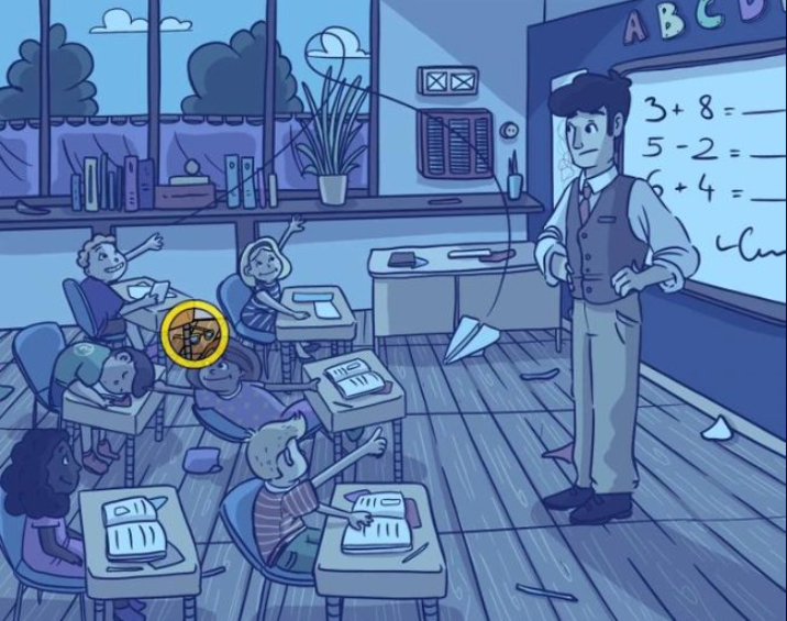Gerçek dahiler bir an bile düşünmedi! Resimde saklı gözlüğü 5 saniyede bulmak için en az 130 IQ gerekiyor - Resim : 5
