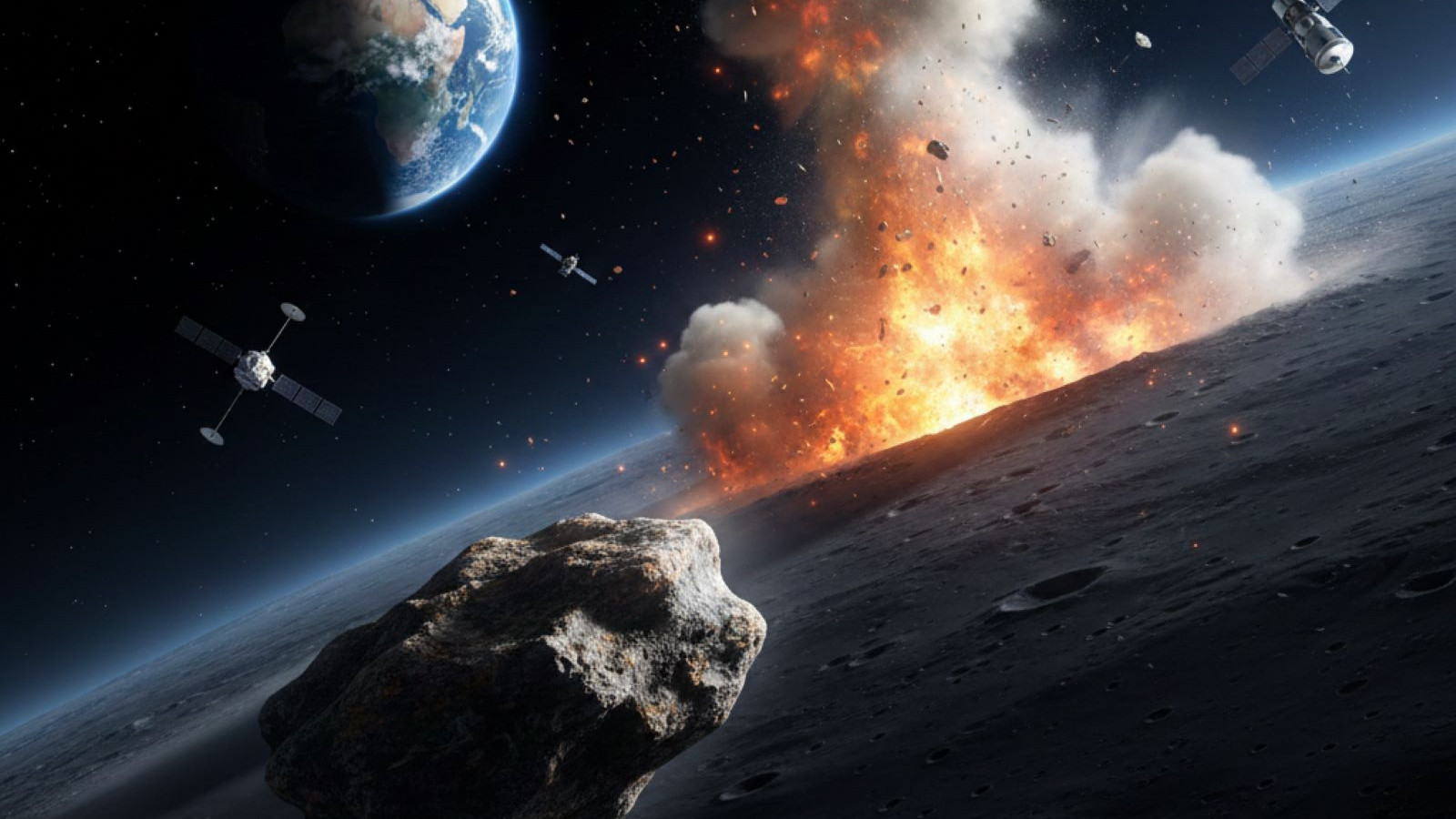 NASA duyurdu: Panik yapmayın ama asteroidin Ay'a çarpma olasılığı yükseldi