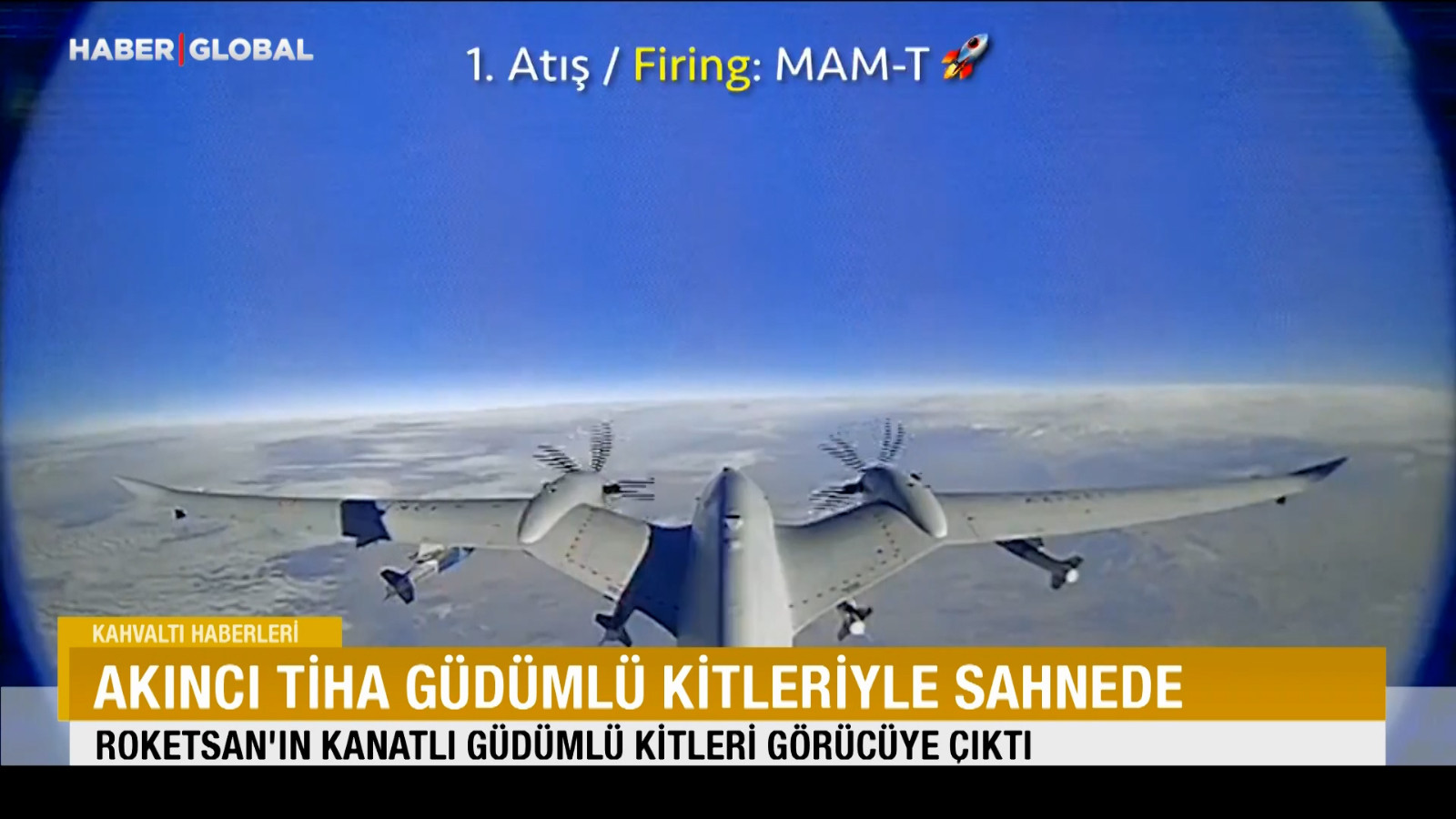 AKINCI TİHA güdümlü kitleri ile sahnede