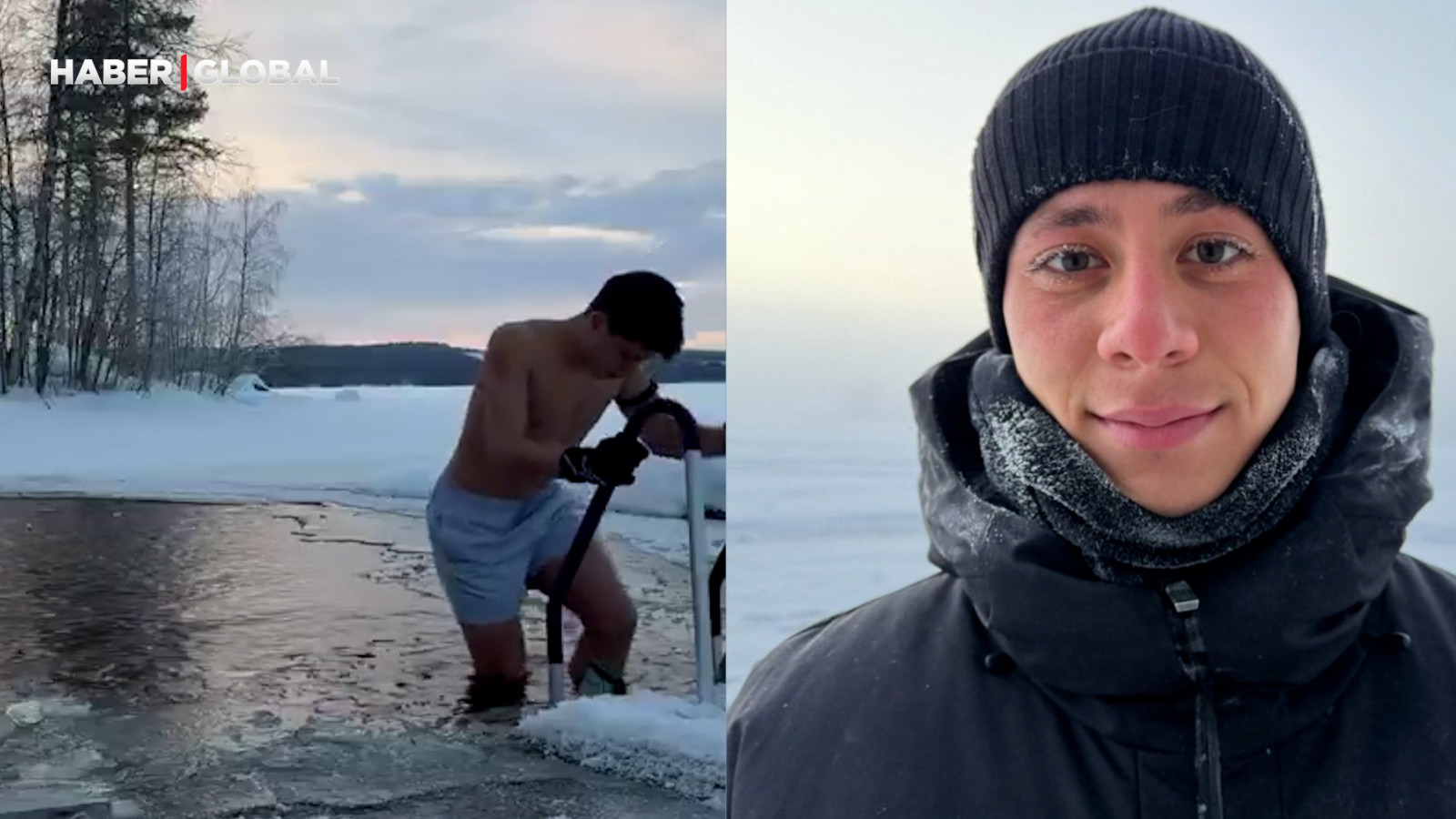 Arda Güler karlı havada buzlu suya girdiği anları paylaştı