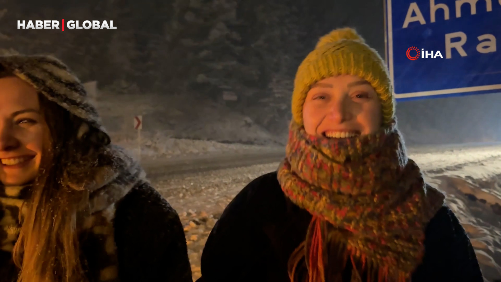 Kar yağışını duyan soluğu burada aldı