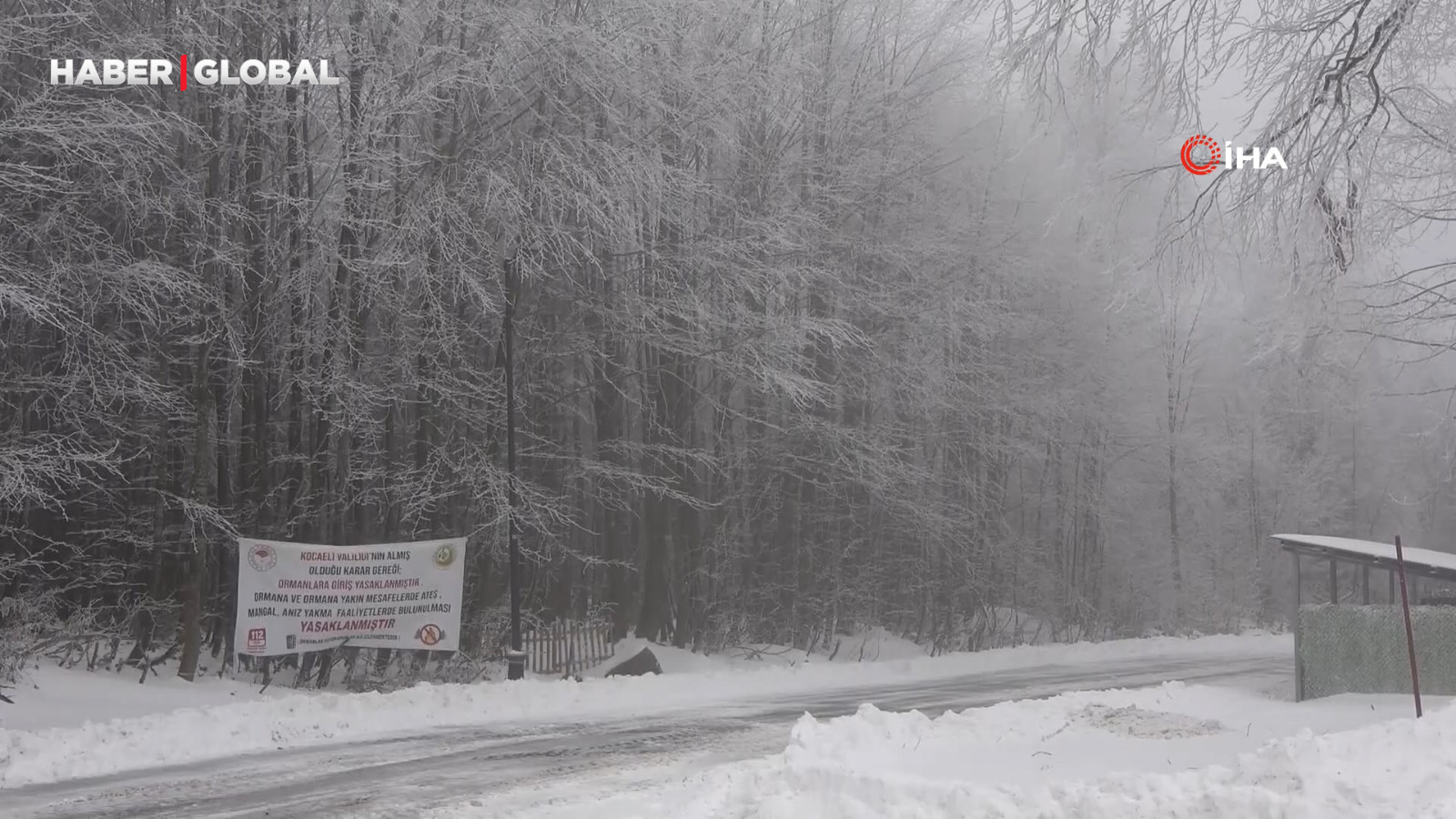 Kocaeli’ye lapa lapa kar yağıyor