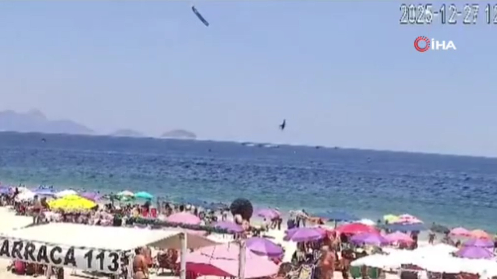 Brezilya'da uçak kazası! Düşme anı kameraya yansıdı