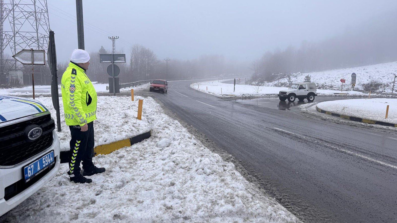 İlk kar tatili haberi Zonguldak'tan geldi
