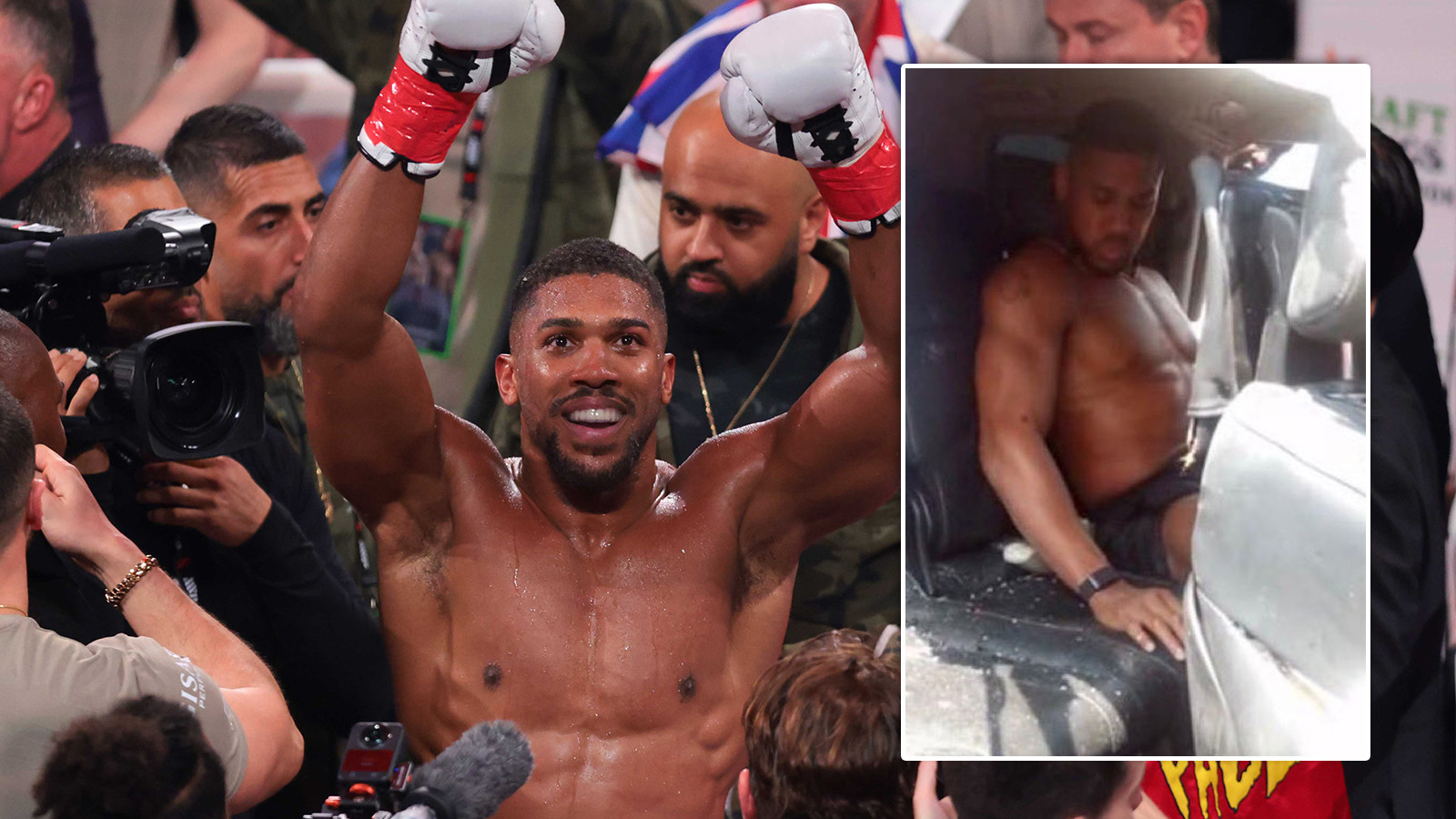 Dünyaca ünlü boksör Anthony Joshua trafik kazası geçirdi