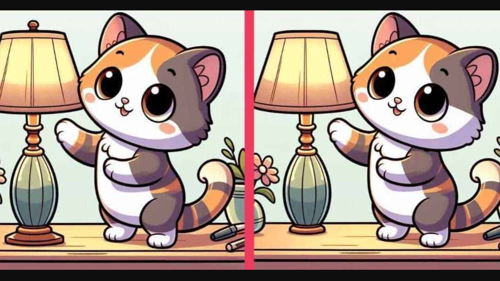 Lambaya pati atmaya çalışan iki kedi arasındaki 3 farkı sadece gerçek dahiler 17 saniyede buluyor