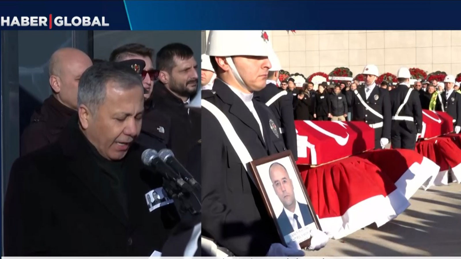 Yalova şehitlerine veda! Bakan Yerlikaya'dan terörle mücadele vurgusu