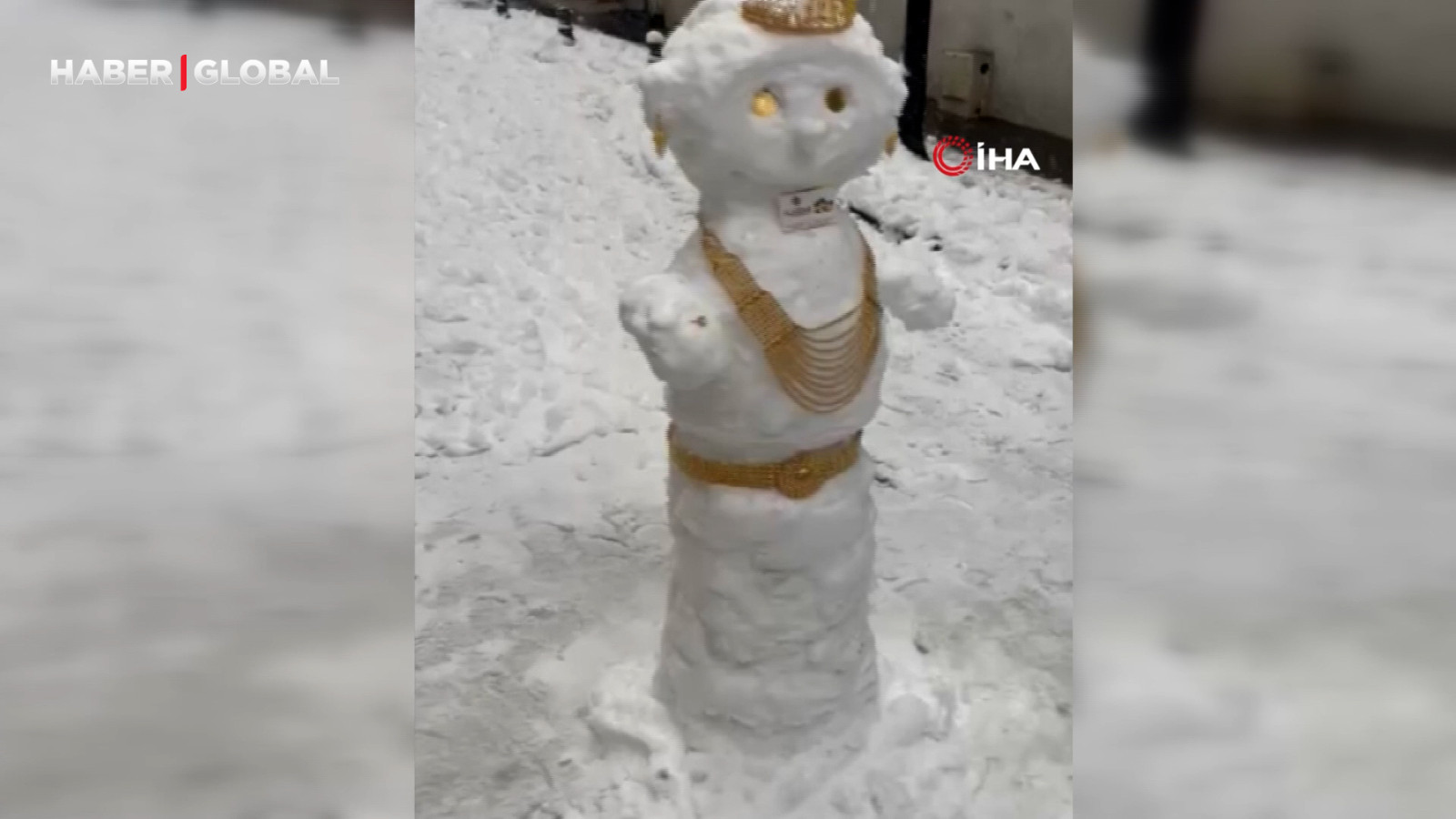 En 'değerli' kardan gelin