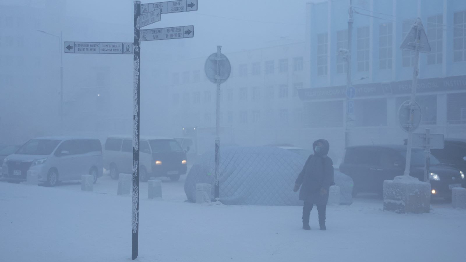 Yakutistan -58 dereceyi gördü