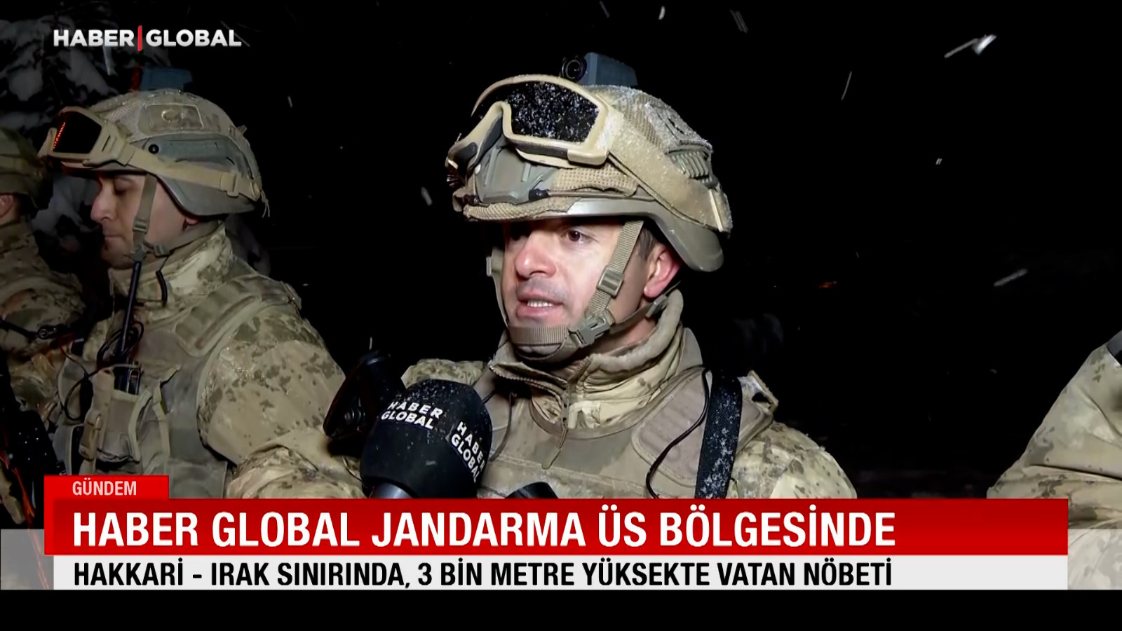 Haber Global jandarma üs bölgesinde