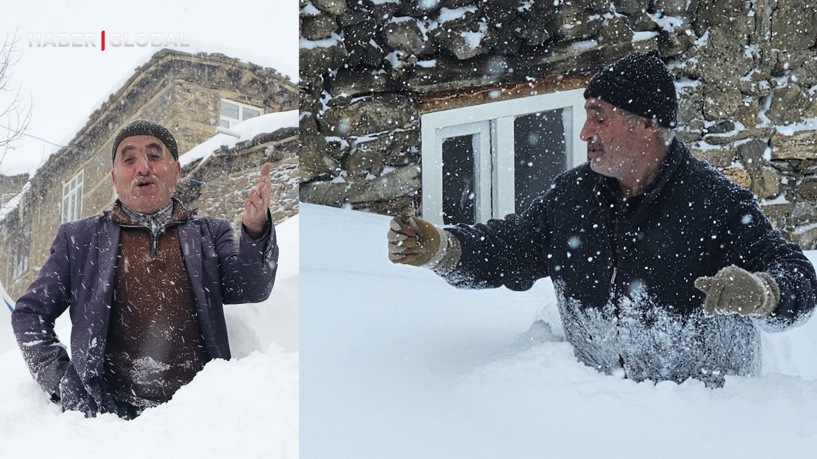 Van’da kar yağışı vatandaşların boyunu da aştı