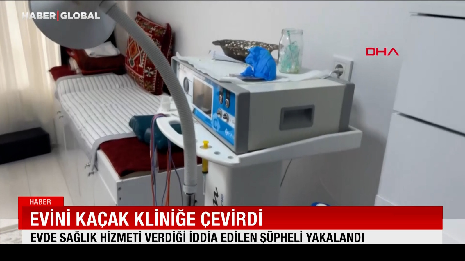 Konya'da evini kaçak kliniğe çevirdi, içinden çıkanlar pes dedirtti